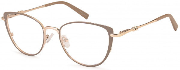Di Caprio DC204 Eyeglasses, Tan