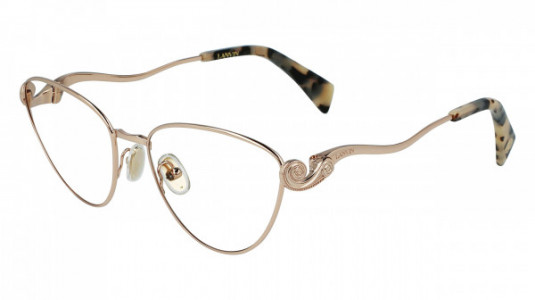 Lanvin LNV2110 Eyeglasses, (708) ROSE GOLD