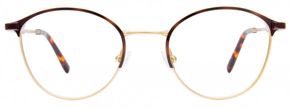 EasyTwist ET9004 Eyeglasses, 010 - Shiny Demi Amber & Shiny Gold