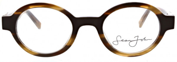 Sean John SJO5113 Eyeglasses, 210 Brown Horn/Dark Brown