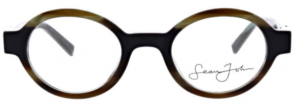 Sean John SJO5113 Eyeglasses, 300 Green Horn/Navy