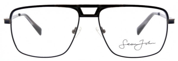 Sean John SJO5116 Eyeglasses, 414 Matte Navy/Shiny Gun