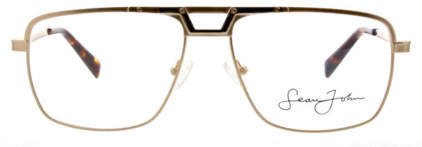 Sean John SJO5116 Eyeglasses, 770 Matte Gold/Shiny Gold