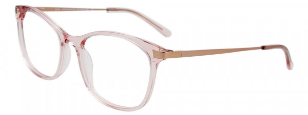EasyClip EC583 Eyeglasses, 010 - Crys Lit Pink/Satin Pink Gold