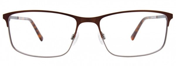 Takumi TK1163 Eyeglasses, 010 - Satin Brown & Dark Steel