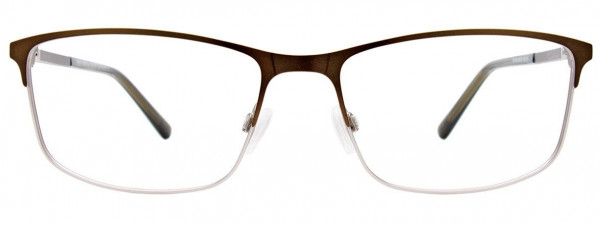 Takumi TK1163 Eyeglasses, 015 - Satin Olive & Steel