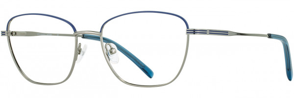 Cote D'Azur Cote d'Azur 322 Eyeglasses, 2 - Navy / Silver