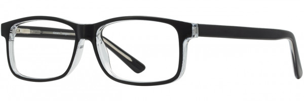 Elements Elements 380 Eyeglasses, 3 - Black / Crystal