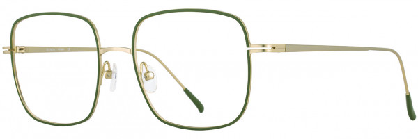 Cinzia Designs Cinzia Ophthalmic 5119 Eyeglasses, 1 - Matte Olive / Matte Gold