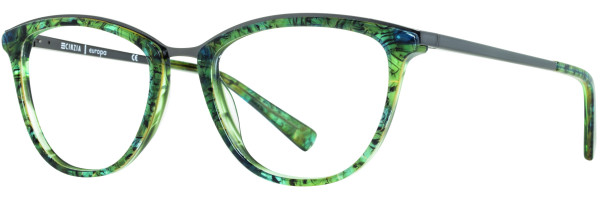 Cinzia Designs Cinzia Ophthalmic 5104 Eyeglasses, 3 - Forest Demi / Dark Gunmetal