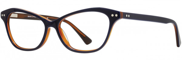 Cinzia Designs Cinzia Ophthalmic 5078 Eyeglasses, 1 - Denim / Amber