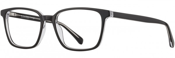 Michael Ryen Michael Ryen 340 Eyeglasses, 3 - Black / Crystal