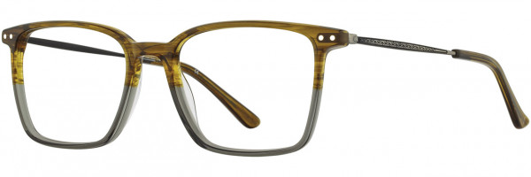 Michael Ryen Michael Ryen 336 Eyeglasses, 1 - Khaki / Charcoal / Bronze