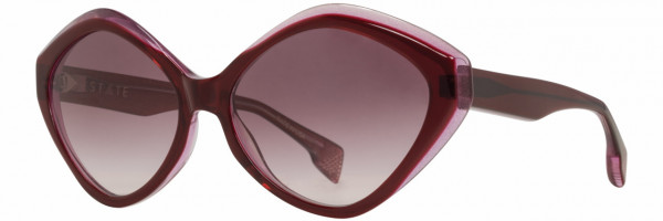 STATE Optical Co Rush Sunwear Sunglasses, Scarlet Frost