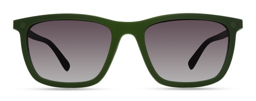 ECO by Modo BIRCH Eyeglasses, DARK GREEN-SUN CLIP