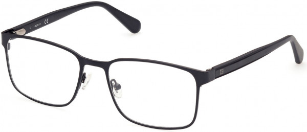 Guess GU50045 Eyeglasses, 002 - Matte Black / Matte Black