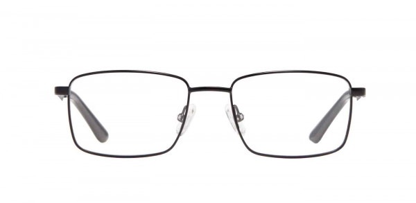 Adensco AD 129 Eyeglasses, 0003 MATTE BLACK