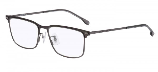 HUGO BOSS Black BOSS 1224/F Eyeglasses, 0R80 MATTE RUTHENIUM