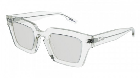 McQ MQ0325S Sunglasses, 005 - CRYSTAL with GREY lenses