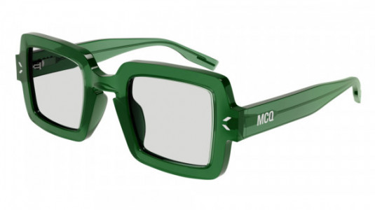 McQ MQ0326S Sunglasses, 006 - GREEN with GREY lenses