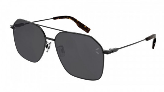 McQ MQ0331S Sunglasses, 001 - BLACK with GREY lenses