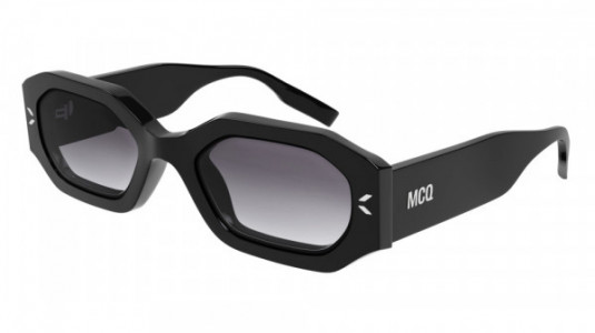 McQ MQ0340S Sunglasses, 001 - BLACK with GREY lenses