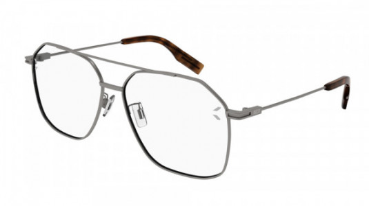 McQ MQ0333O Eyeglasses, 002 - RUTHENIUM