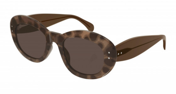 Azzedine Alaïa AA0045S Sunglasses, 002 - BROWN with BROWN lenses