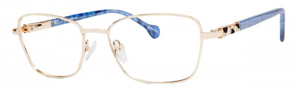Joan Collins JC9875 Eyeglasses, Gold/Blue