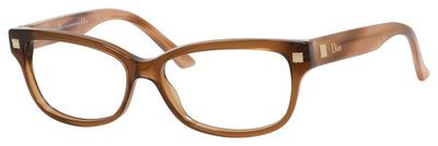 Christian Dior Cd 3179 Eyeglasses, 0HK2(00) Transparent Brown / Shiny Light