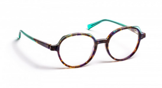 J.F. Rey JF1512 Eyeglasses, DEMI PURPLE/GREEN (7524)