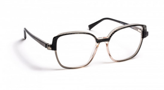 J.F. Rey JF1510 Eyeglasses, BEAUTIFUL BLACK / CRYSTAL PINK (0580)