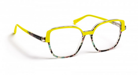 J.F. Rey JF1510 Eyeglasses, GREEN / FLUO YELLOW (4550)