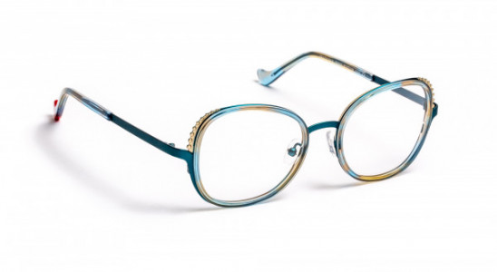 Boz by J.F. Rey MADONA Eyeglasses, BLUE / LIGHT GOLD (2050)
