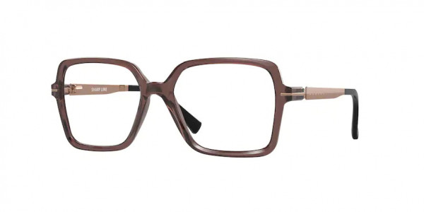 Oakley OX8172 SHARP LINE Eyeglasses, 817204 SHARP LINE POLISHED AMETHYST (BROWN)