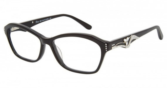Diva DIVA 5551 Eyeglasses, 97A BLACK-GOLD