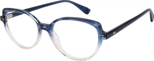 Exces EXCES 3176 Eyeglasses, 167 BLUE-PINK CRYSTA