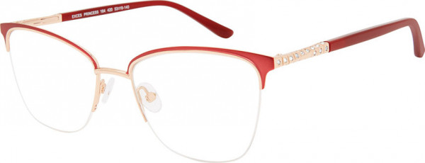 Exces PRINCESS 164 Eyeglasses, 420 BURGUNDY-ROSE GO
