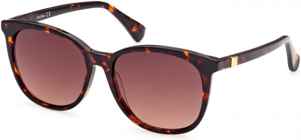 Max Mara MM0022-F Prism2 Sunglasses, 54Z - Red Havana / Gradient Or Mirror Violet