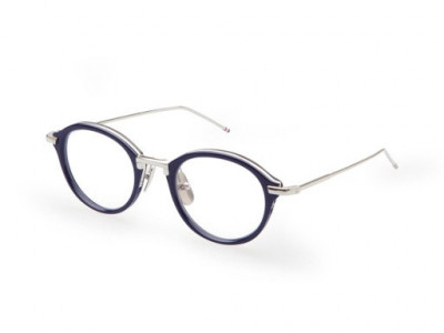 Thom Browne TB-011 Eyeglasses, NAVY/SILVER