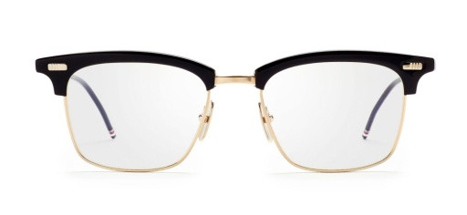 Thom Browne TB-711 Eyeglasses, BLACK/RED/WHITE/BLUE/WHITE GOLD