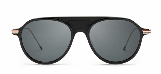 Thom Browne TB-809 Sunglasses, BLACK/WHITE GOLD