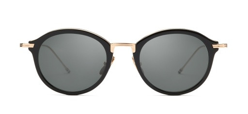 Thom Browne TB-908 Sunglasses, BLACK/WHITE GOLD
