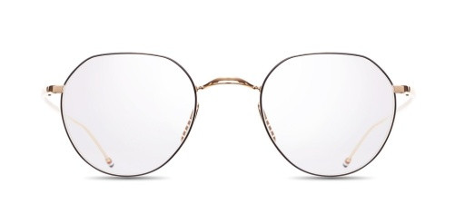 Thom Browne TB-914 Eyeglasses, WHITE GOLD/BLACK