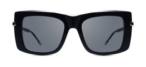 Thom Browne TB-419 Sunglasses, BLACK/WHITE GOLD