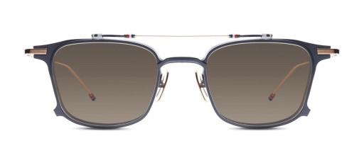 Thom Browne TB-817 Sunglasses, BLACK IRON/WHITE GOLD