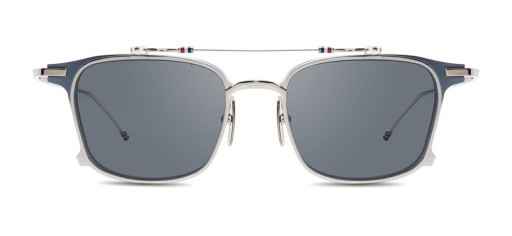 Thom Browne TB-817 Sunglasses, MATTE COOL GREY/SILVER