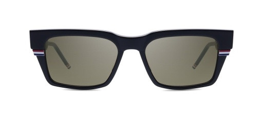 Thom Browne TB-714 Sunglasses, BLACK/WHITE GOLD