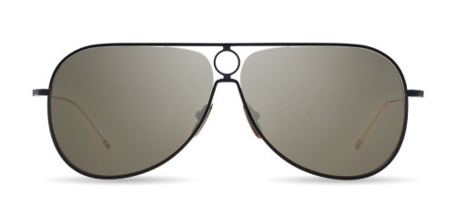 Thom Browne TB-115 Sunglasses, BLACK IRON - BLACK