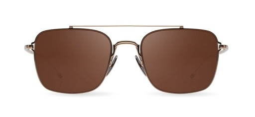 Thom Browne TB-120 Sunglasses, WHITE GOLD - SILVER
